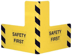 Vestil - 16" Long, Steel Corner Protector - Yellow, 8" High x 16" Wide Side - All Tool & Supply