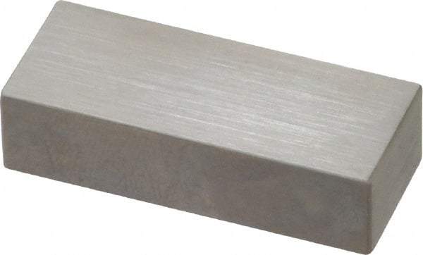 Mitutoyo - 0.55" Rectangular Steel Gage Block - Accuracy Grade AS-1, Includes Certificate of Inspection - All Tool & Supply