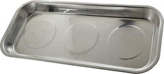 Eclipse - 14-3/16" Long x 6-1/4" Wide Magnetic Tray - Stainless Steel with Rubber-Coated Ferrite - All Tool & Supply