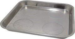 Eclipse - 11-1/2" Long x 10-11/16" Wide Magnetic Tray - Stainless Steel with Rubber-Coated Ferrite - All Tool & Supply