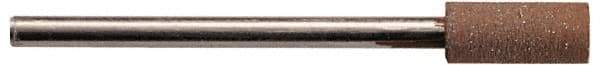 Made in USA - 5/8" Head Diam x 3/8" Head Thickness CBN Grinding Pin - 1/4" Shank Diam - All Tool & Supply