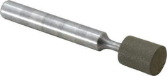 Made in USA - 3/8" Head Diam x 3/8" Head Thickness Diamond (Abrasive) Grinding Pin - 1/4" Shank Diam x 1-3/4" Shank Length - All Tool & Supply