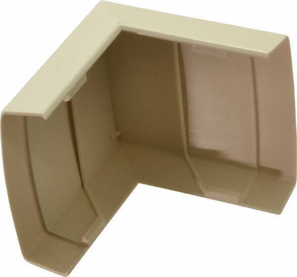 Wiremold - 2-1/2 Inch Long, Raceway Elbow End - 90°, Ivory, For Use with Wiremold 2300 Series Raceways - All Tool & Supply