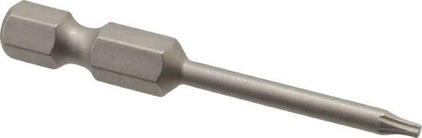 Wera - T6 Torx Bit - 1/4" Hex Drive, 2" OAL - All Tool & Supply