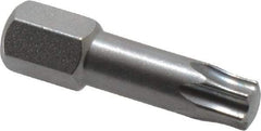 Wera - 1/4" Drive T27 Torx Screwdriver Bit - 1" OAL, Insert Bit - All Tool & Supply