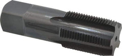 OSG - 3/4-14 NPS Thread, 5 Flute Standard Pipe Tap - 3-1/4" OAL, 1-3/8" Thread Length, 29/32" Shank Diam, Oxide Finish, High Speed Steel - Exact Industrial Supply