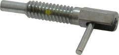 Gibraltar - 1/4-20, 0.8" Thread Length, 0.16" Plunger Diam, 0.5 Lb Init to 2.5 Lb Final End Force, Steel Locking L Handle Plunger - 1-1/4" Body Length, 0.8" Length Under Head, Locking Element, 0.38" Plunger Projection - All Tool & Supply