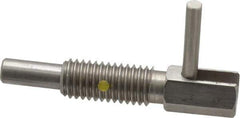 Gibraltar - 1/2-13, 1.1" Thread Length, 0.31" Plunger Diam, 1 Lb Init to 5 Lb Final End Force, Stainless Steel Locking L Handle Plunger - 2.11" Body Length, 1-1/4" Length Under Head, Locking Element, 3/4" Plunger Projection - All Tool & Supply