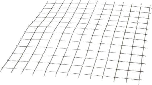 Value Collection - 14 Gage, 0.08 Inch Wire Diameter, 1 x 1 Mesh per Linear Inch, Stainless Steel, Welded Fabric Wire Cloth - 0.92 Inch Opening Width, 12 Inch Wide x 12 Inch Stock Length - All Tool & Supply