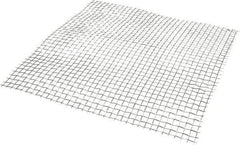 Value Collection - 18 Gage, 0.047 Inch Wire Diameter, 3 x 3 Mesh per Linear Inch, Stainless Steel, Welded Fabric Wire Cloth - 0.287 Inch Opening Width, 12 Inch Wide x 12 Inch Stock Length - All Tool & Supply