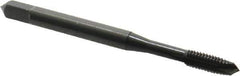 OSG - #6-32 UNC, H3, 3 Flutes, Plug Chamfer, Oxide Finish, Vanadium High Speed Steel Spiral Point STI Tap - 2" OAL, 0.141" Shank Diam, 11/16" Thread Length, 0.11" Square Size, Series 301 - Exact Industrial Supply