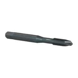 OSG - #10-32 UNF, H3, 3 Flutes, Plug Chamfer, Oxide Finish, Vanadium High Speed Steel Spiral Point STI Tap - 2-1/2" OAL, 0.255" Shank Diam, 1" Thread Length, 0.191" Square Size, 3B Class of Fit, Series 301 - Exact Industrial Supply