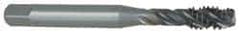 OSG - 1-12 UNC 4 Flute 3B Modified Bottoming Spiral Flute Tap - Vanadium High Speed Steel, Oxide Finish, 5-1/8" OAL, Right Hand Flute, Right Hand Thread, H4, Series 303 - All Tool & Supply