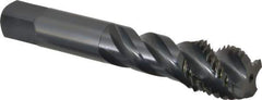 OSG - 7/8-9 UNC 4 Flute 3B Modified Bottoming Spiral Flute Tap - Vanadium High Speed Steel, Oxide Finish, 4-11/16" OAL, Right Hand Flute, Right Hand Thread, H4, Series 303 - All Tool & Supply