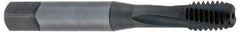 OSG - 1/2-20 UNF 3 Flute 2B Modified Bottoming Spiral Flute Tap - Powdered Metal, Oxide Finish, 3-3/8" OAL, Right Hand Flute, Right Hand Thread, H5, Series 313 - All Tool & Supply