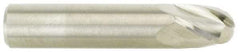 M.A. Ford - 0.6299" Diam, 20mm LOC, 4 Flute Solid Carbide Ball End Mill - Uncoated, Single End, 76mm OAL, 16mm Shank Diam, Spiral Flute - All Tool & Supply