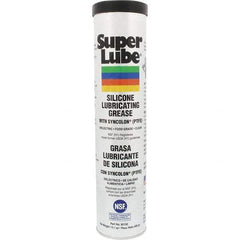 Synco Chemical - 14.1 oz Cartridge Silicone General Purpose Grease - Translucent White, Food Grade, 500°F Max Temp, NLGIG 2, - All Tool & Supply