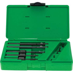 Deburr Master - 5 Piece Power Deburring Tool Set - Includes 1/8 to 1/4" Diam Hole Range Tools - All Tool & Supply