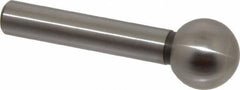 Gibraltar - 1/2" Ball Diam, 1/4" Shank Diam, Steel Inspection Tooling Ball - Slip-Fit Shank, 1-1/2" Ball Center to Shank Bottom - All Tool & Supply