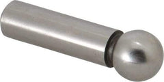 Gibraltar - 1/2" Ball Diam, 3/8" Shank Diam, Steel Inspection Tooling Ball - Press-Fit Shank, 1-1/2" Ball Center to Shank Bottom - All Tool & Supply