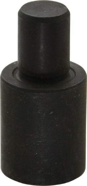 Gibraltar - 1-1/4" OAL, 3/4" Head Height, 5/8" OD, Hardened Steel, Ground, Press Fit Rest Button - Black Oxide Coating, 3/8" Pin Diam, 1/2" Long Pin - All Tool & Supply