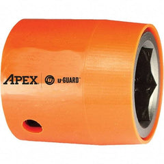 Apex - 1/2" Drive, 21mm Socket, Standard Power Socket - 6 Points, 1.53" OAL - All Tool & Supply