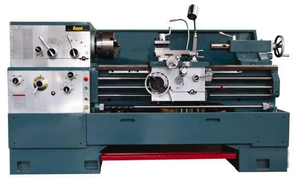 Enco - 20" Swing, 80" Between Centers, 230/460 Volt, Triple Phase Engine Lathe - 7MT Taper, 7-1/2 hp, 25 to 1,800 RPM, 3-1/8" Bore Diam, 40" Deep x 48-7/8" High x 136-1/8" Long - All Tool & Supply