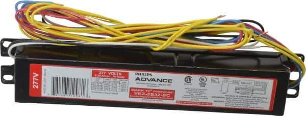 Philips Advance - 2 Lamp, 277 Volt, 0.14 to 0.25 Amp, 0 to 39 Watt, Programmed Start, Electronic, Dimmable Fluorescent Ballast - 1.00/0.05, 1.05/0.05 Ballast Factor, T8, T8/U Lamp - All Tool & Supply