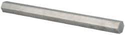 Value Collection - 1-3/4 Inch Width Across Flats x 36 Inch Long, Aluminum Hexagon Bar - Alloy 2024 - All Tool & Supply