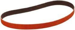 3M - 1/4" Wide x 24" OAL, 60 Grit, Ceramic Abrasive Belt - Ceramic, Medium, Coated, YF Weighted Cloth Backing, Wet/Dry, Series 984F - All Tool & Supply