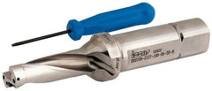 Iscar - 2.13" Max Drill Depth, 3xD, 18mm Diam, Indexable Insert Drill - 1" Shank Diam, Straight Shank - All Tool & Supply