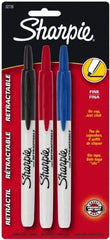 Sharpie - Red, Blue, Black Permanent Marker - Dye - Based Ink - All Tool & Supply