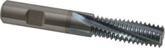 Emuge - 7/8-9 UNC, 0.621" Cutting Diam, 4 Flute, Solid Carbide Helical Flute Thread Mill - Internal Thread, 1.829" LOC, 4-1/4" OAL, 5/8" Shank Diam - All Tool & Supply