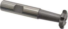 Value Collection - 3/32" Radius, 3/16" Circle Diam, 7/8" Cutter Diam, Shank Connection, Convex Radius Cutter - 1/2" Shank Diam, 3" OAL, High Speed Steel, Uncoated, 6 Teeth, Weldon Flat - All Tool & Supply