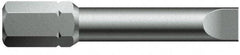 Wera - 5/16" x 0.046" Blade, 5/16" Drive Slotted Screwdriver Bit - 1-17/32" OAL - All Tool & Supply