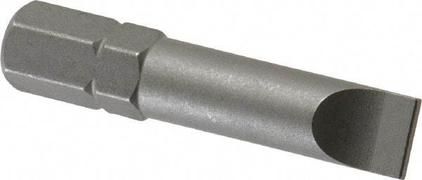 Wera - 5/16" x 0.05" Blade, 5/16" Drive Slotted Screwdriver Bit - 1-17/32" OAL - All Tool & Supply