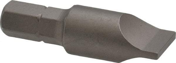 Wera - 1/2" x 0.078" Blade, 5/16" Drive Slotted Screwdriver Bit - 1-19/32" OAL - All Tool & Supply