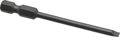 Wera - 9/64" Slotted Screwdriver Bit - 1/4" Hex Drive, 2-3/4" OAL - All Tool & Supply