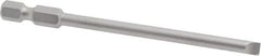 Wera - 11/64" Slotted Screwdriver Bit - 1/4" Hex Drive, 3-1/2" OAL - All Tool & Supply