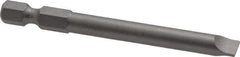 Wera - 1/4" Slotted Screwdriver Bit - 1/4" Hex Drive, 2-3/4" OAL - All Tool & Supply