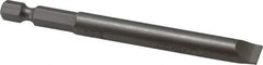 Wera - 5/16" Slotted Screwdriver Bit - 1/4" Hex Drive, 3-1/2" OAL - All Tool & Supply