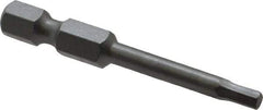 Wera - 3mm Hex Bit - 1/4" Hex Drive, 2" OAL - All Tool & Supply