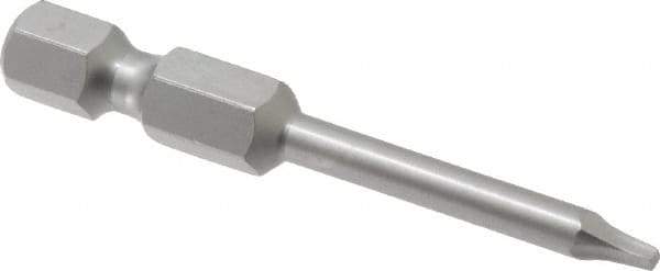 Wera - #00" Square Size Square Recess Bit - 1/4" Hex Drive, 1-5/16" OAL - All Tool & Supply