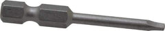 Wera - #0" Square Size Square Recess Bit - 1/4" Hex Drive, 1-5/16" OAL - All Tool & Supply