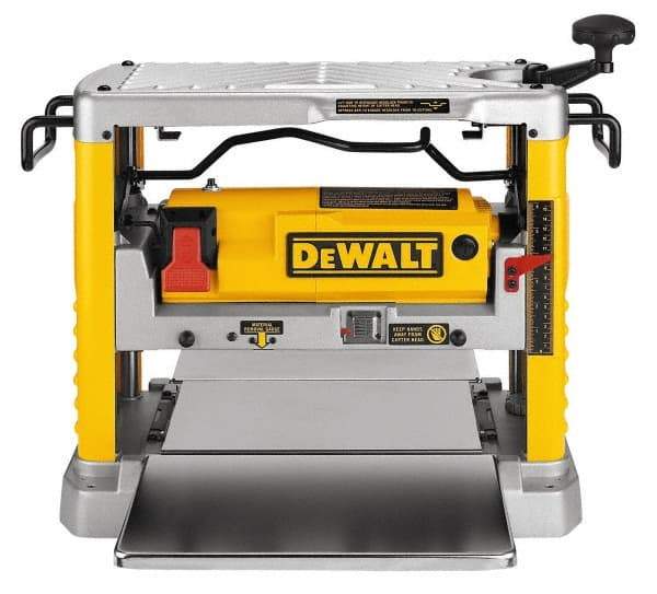 DeWALT - 15 Amp, 10,000 RPM, Bench Planer - 1/8 Inch Depth of Cut, 12-1/2 Inch Wide, 6 Inch Depth Capacity - All Tool & Supply