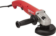 Milwaukee Tool - 5" Wheel Diam, 11,000 RPM, Corded Angle & Disc Grinder - 5/8-11 Spindle, 120 Volts, 11 Amps - All Tool & Supply