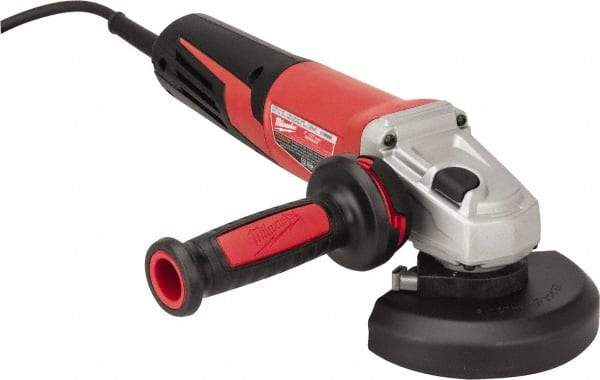 Milwaukee Tool - 5" Wheel Diam, 2,800 to 11,000 RPM, Corded Angle & Disc Grinder - 5/8-11 Spindle, 120 Volts, 13 Amps - All Tool & Supply