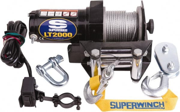 Superwinch - 2,000 Lb Capacity, 50' Cable Length, ATV Winch - All Tool & Supply