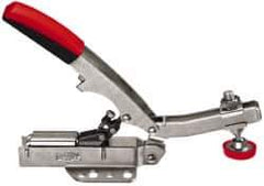 Bessey - 700 Lb Holding Capacity, Horizontal Handle, Manual Hold Down Toggle Clamp - U-Bar, Flanged Base, Steel - All Tool & Supply