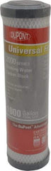 Dupont - 2" OD, 5µ, Universal Drinking Water Carbon Block Cartridge Filter - 10" Long, Reduces Tastes, Odors & Chlorine - All Tool & Supply